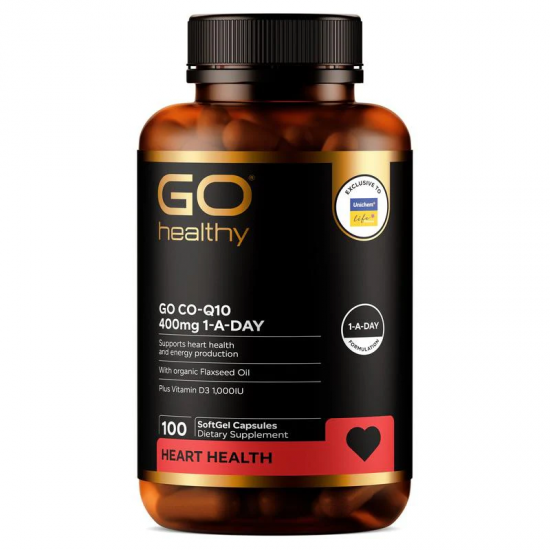 【400mg高含量大包装】Go Healthy 高之源 高含量 辅酶 400mg 100粒 保质期2028.6